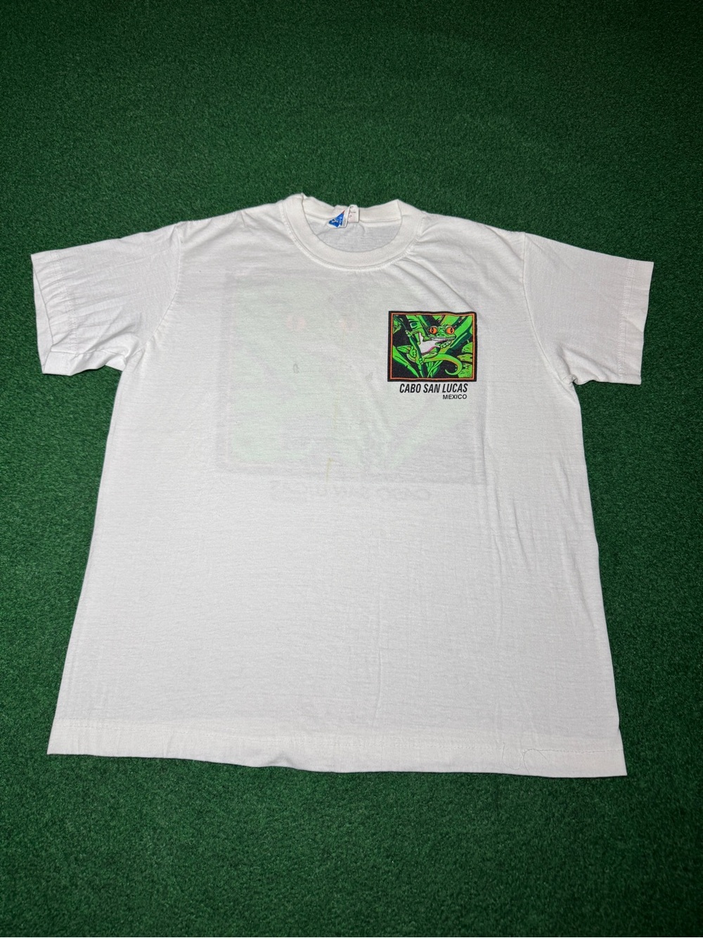 Tree Frog Graphic T Shirt Cabo Vintage 90s Mexico - Picture 3 of 8